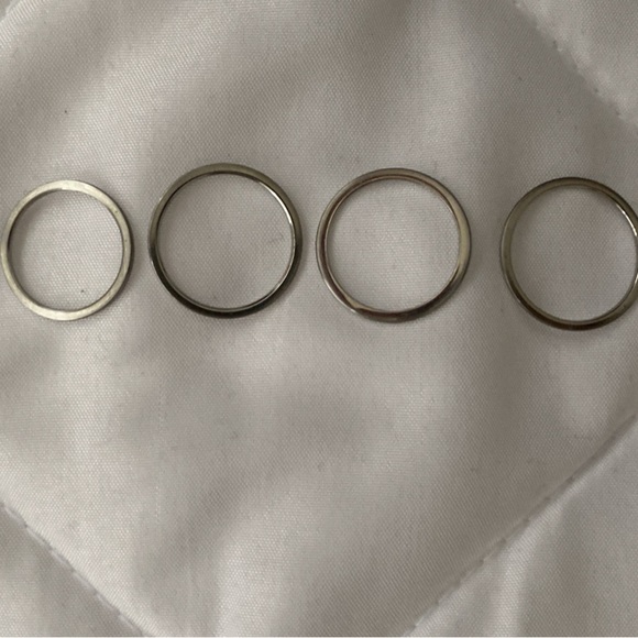 Stackable Titanium bands - Picture 1 of 3